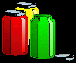 3 pots de peinture, je sais c'est pas trs original mais bon ...